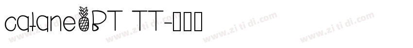 cataneoBT TT字体转换